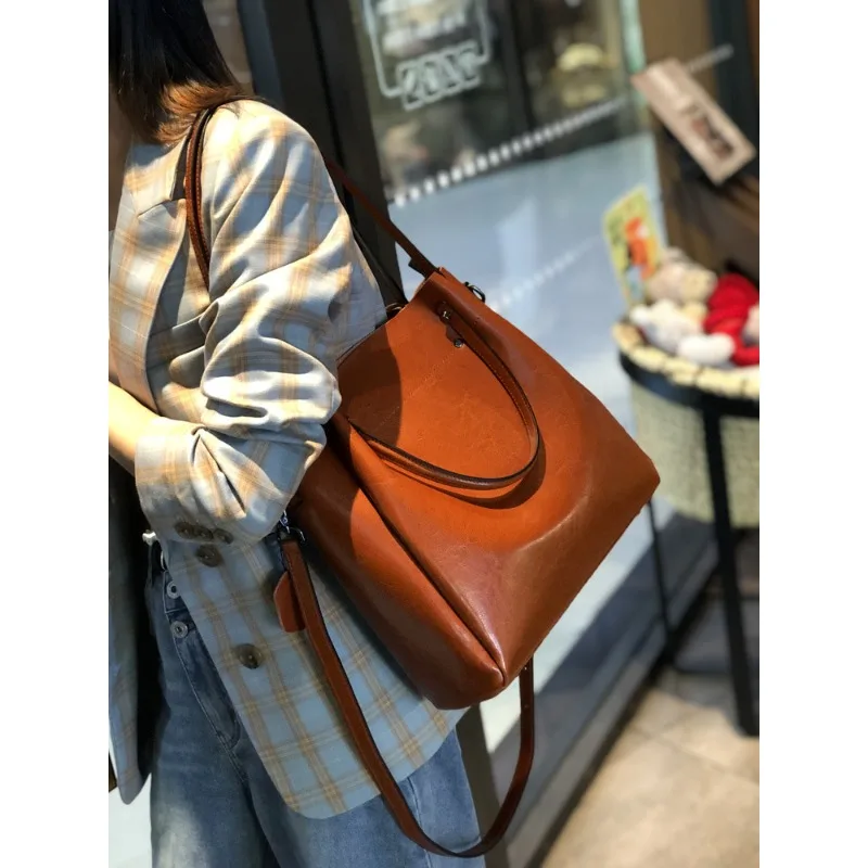 Новая женская сумка-тоут, большая вместимость, сумка на одно плечо, сумка через плечо.