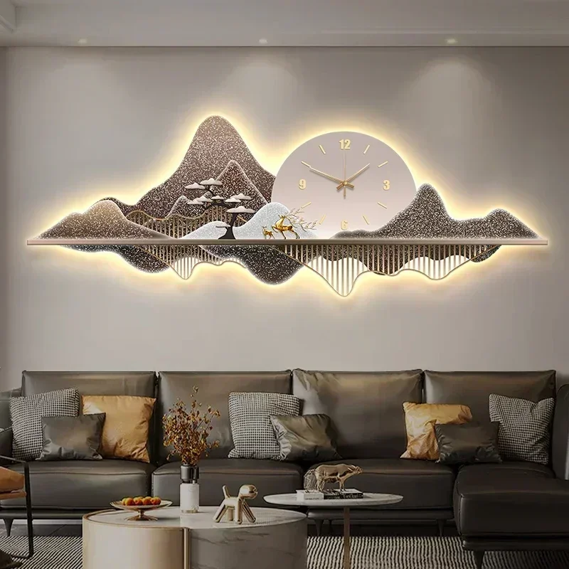 

Mechanism Art Mural Wall Clocks Living Room Luxury Digital Restaurant Nordic Wall Watch Fashion Bistro Wall Reloj Home Design