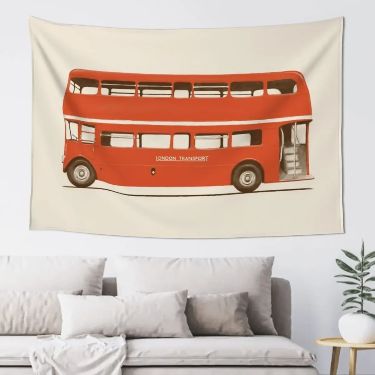 London Double Decker Tapestry Decoration For Bedroom Bed Room Decoration Tapestry