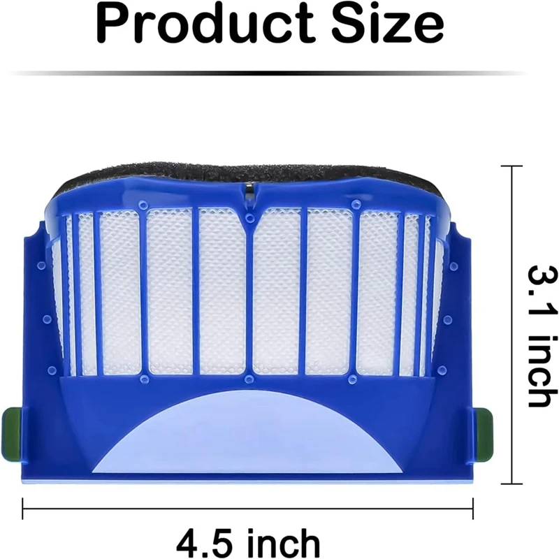 طقم فلتر لمنظفات irobot Roomba ، مكنسة كهربائية ، مسلسل ، ، من من من من شباك ، من من من شباك ، ومن شباك