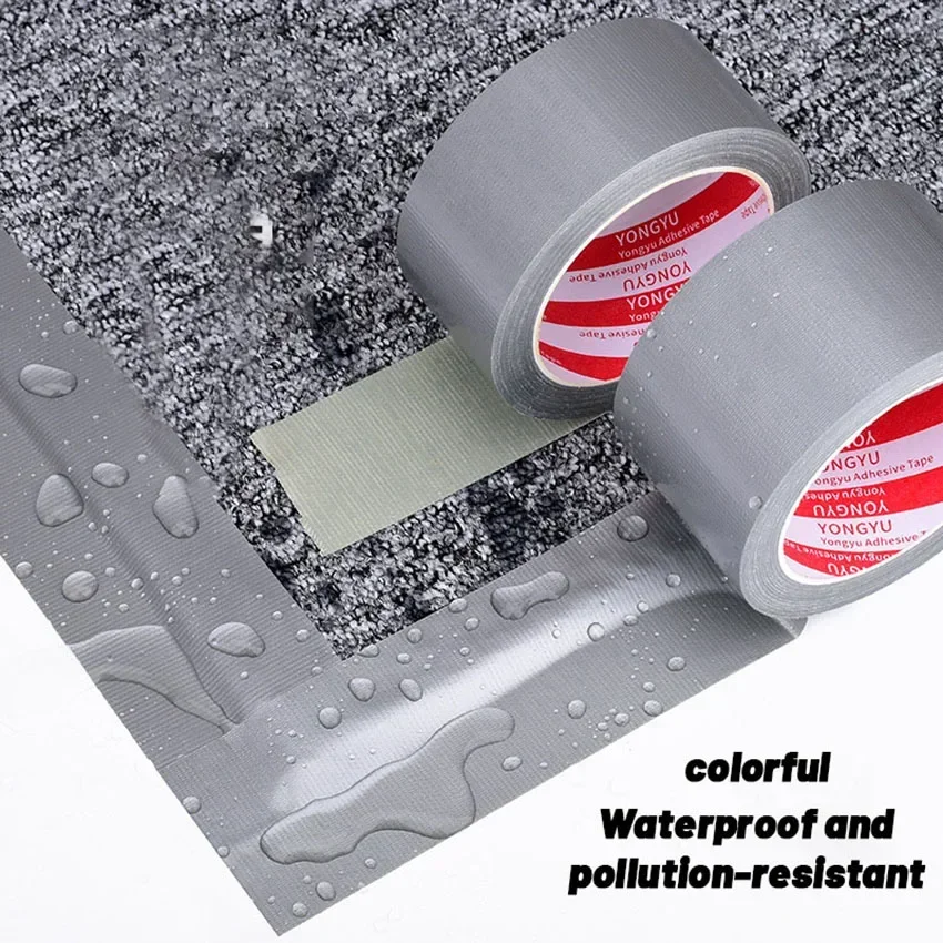 10m Aluminum Foil, Silver Gray Thick Industrial Tape, Kitchen Waterproof/windproof Maintenance and Binding Sealing Tape