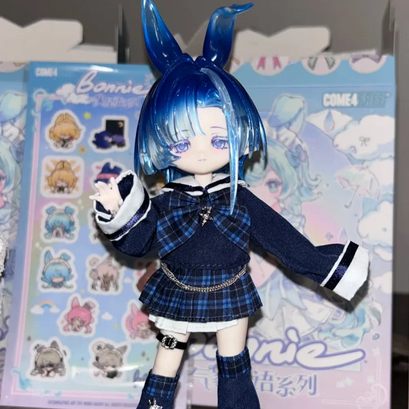 حقيقي 1/12 Bjd صندوق أعمى بوني أرنب الأرصاد الجوية ستار اللغة سلسلة Kawaii Bjd سطح المكتب مفصلية ألعاب شخصيات الحركة