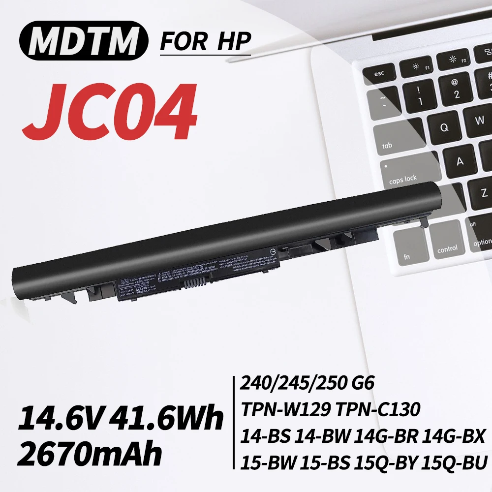 919700-850 Laptop Battery for HP Spare 919681-221 919682-121 919682-421 919682-831 919701-850 JC03 JC04 15-BS000 15-BW000