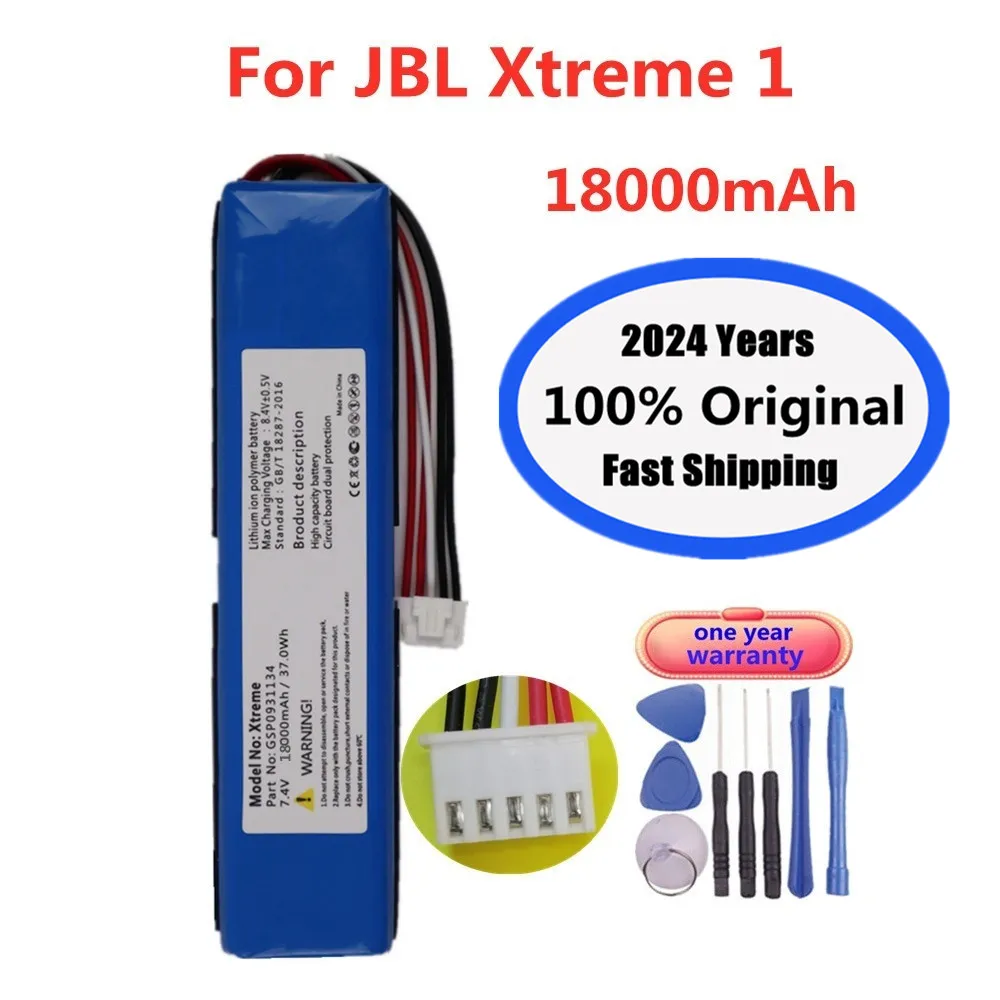 2024 100% Original Player Speaker Battery For JBL Xtreme Boombox 2 3 Flip 3 4 5 6 1 2Charge 5 4 3 2016 Bluetooth Audior Battery