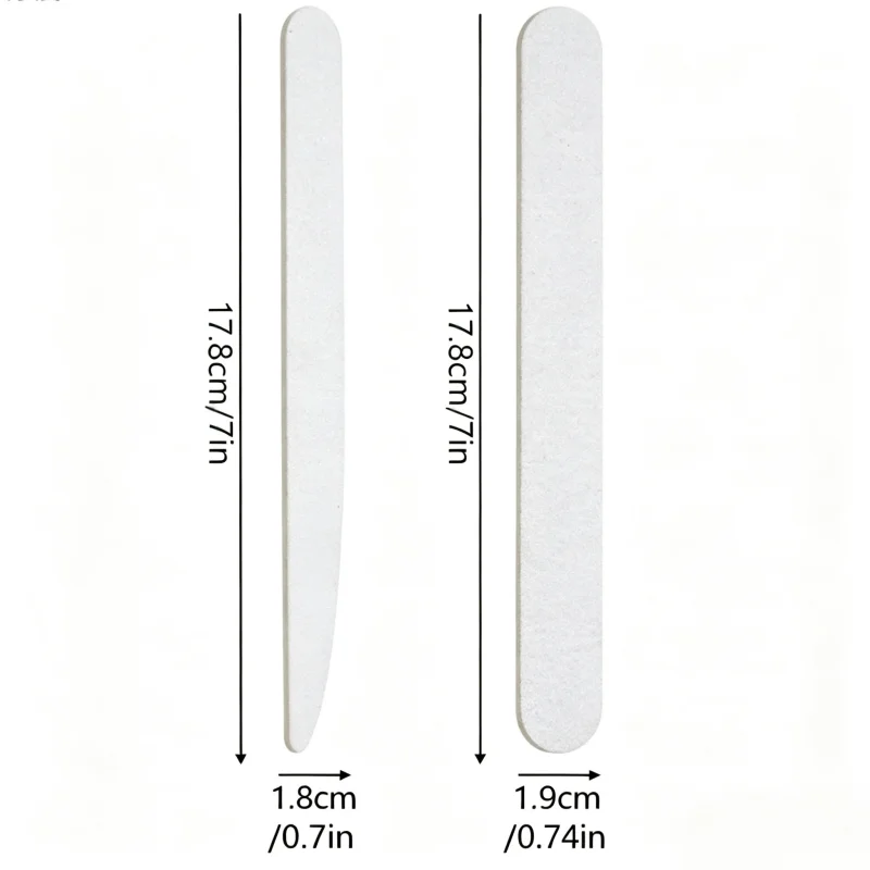 2PCS Double-sided Nail File 100/180/240 Grit Professional Sandpaper Cuticle Remover Buffer Files Manicure Tool Set