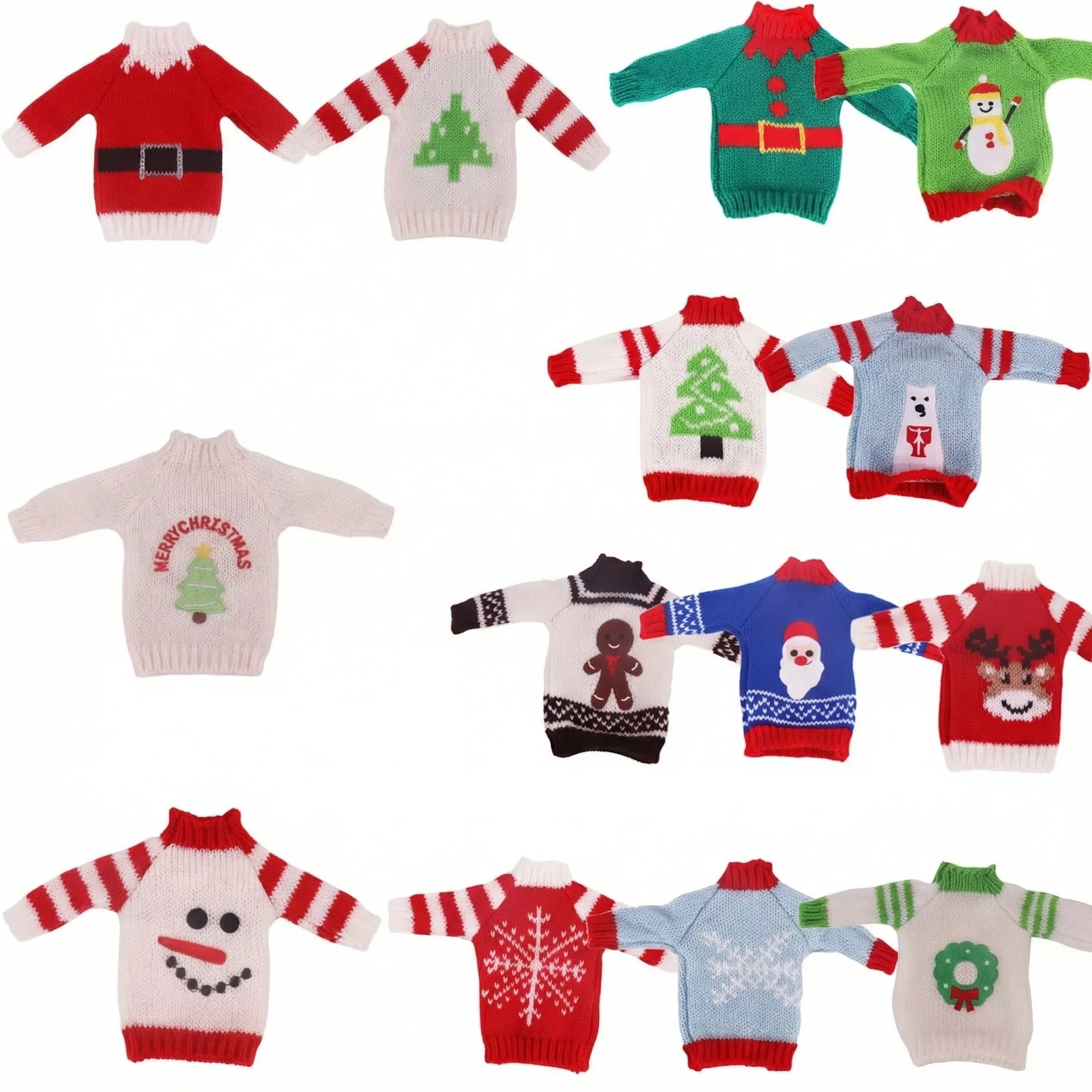 Vêtements de poupée Pop, pull Pop imprimé de Style de noël, haut pour poupée de 30Cm, 1/6 BJD, accessoires de poupée de noël, jouet cadeau pour fille