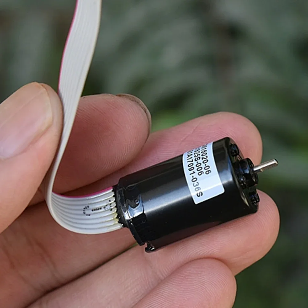 Micro 16mm*23mm GM16020 NdFeB Strong Magnetic High-speed Mute DC 12V BLDC Brushless Motor 3-phase 8-wire with Hall