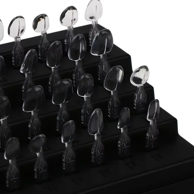 32Pcs Dental Veneer Mould Kit Dental Composite Veneer Mould Composite Resin Mold Light Cure Anterior Dentist Whitening Tool