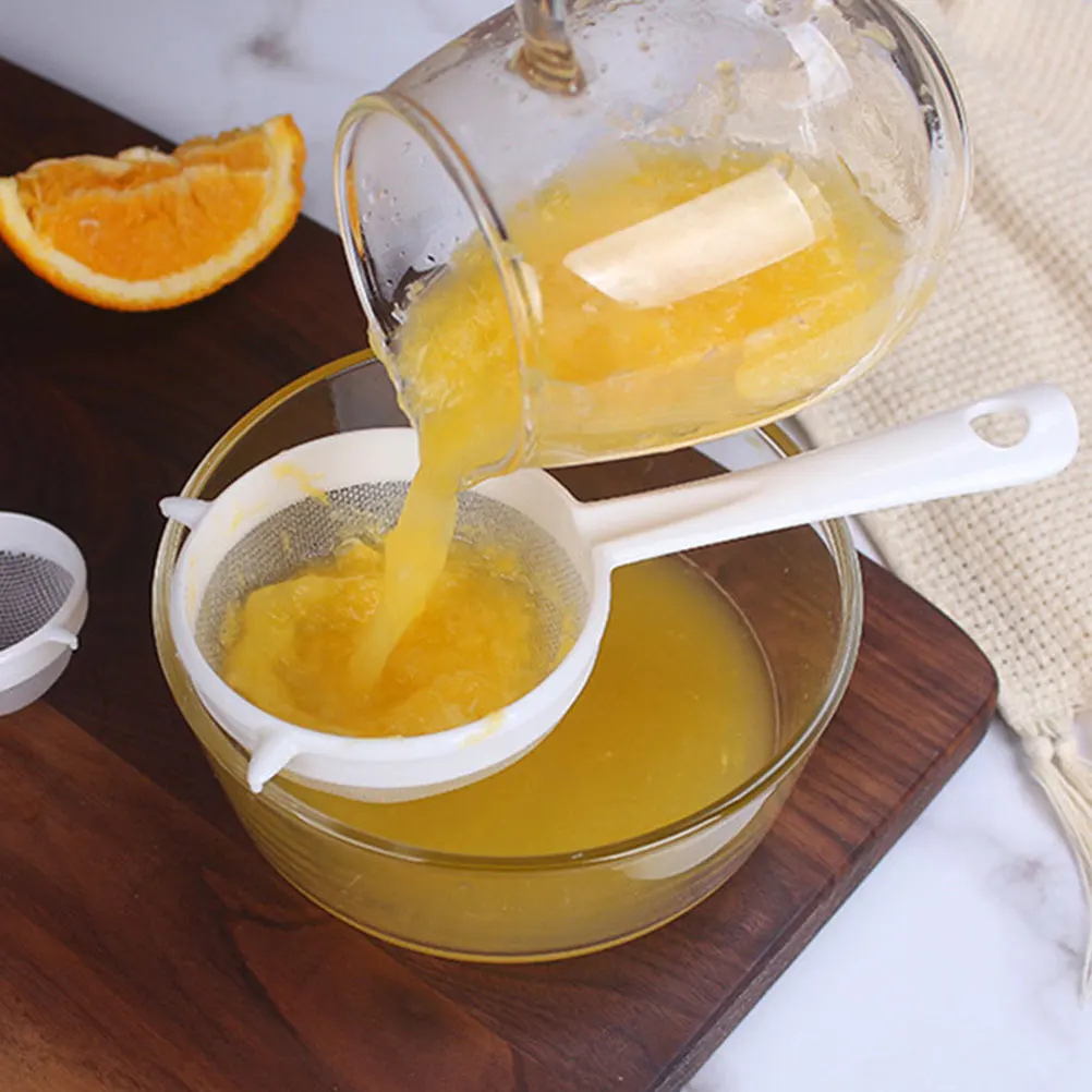 

2pcs Ultra Fine Mesh Strainer Soybean Milk Juice Yogurt Filter Kitchen Mesh Sieve Straining Tool For Kitchen Supply