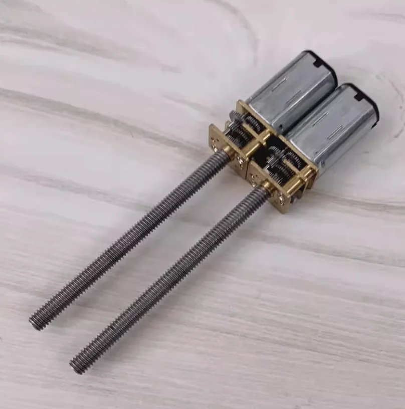 JA12-N30 Reduction Motor Micro Small Motor Low speed Motor M4 * 55 Extended Screw Metal Gear 3V6V12V 15rpm-4000rpm