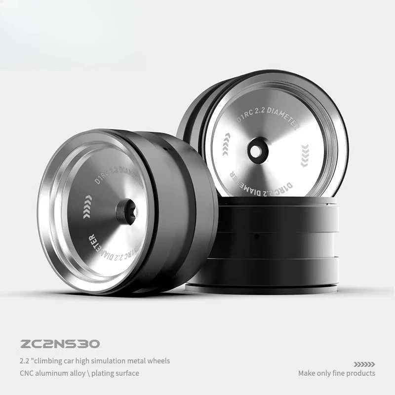 

AXIAL SCX10 TRX4 2.2-inch RC Crawler Simulation Metal Wheels CNC Machined Electroplated Surface Second-generation Wheels