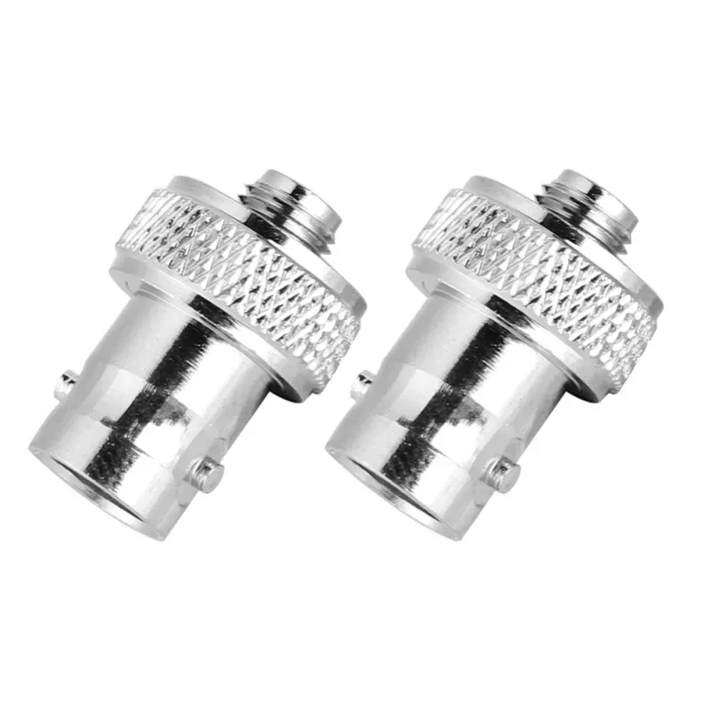 2 Pcs SMA Female To BNC Female Convert Adapter Connector For Walkie Talkie