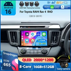 Android 16 Carplay Auto For Toyota RAV4 Rav 4 2013 2014 2015 2016 2017 2018 2019 Car Radio Multimedia Video Player GPS Head Unit