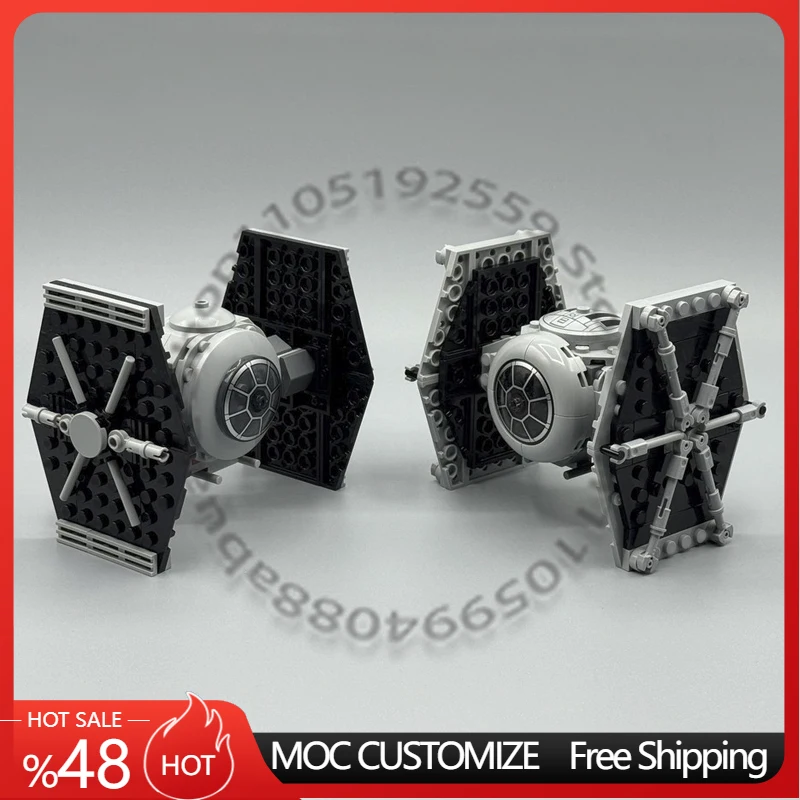 

Набор для сборки модели космического истребителя (202 детали), модульный конструктор MOC, простые технологии, развивающая игрушка для мальчиков, подарок