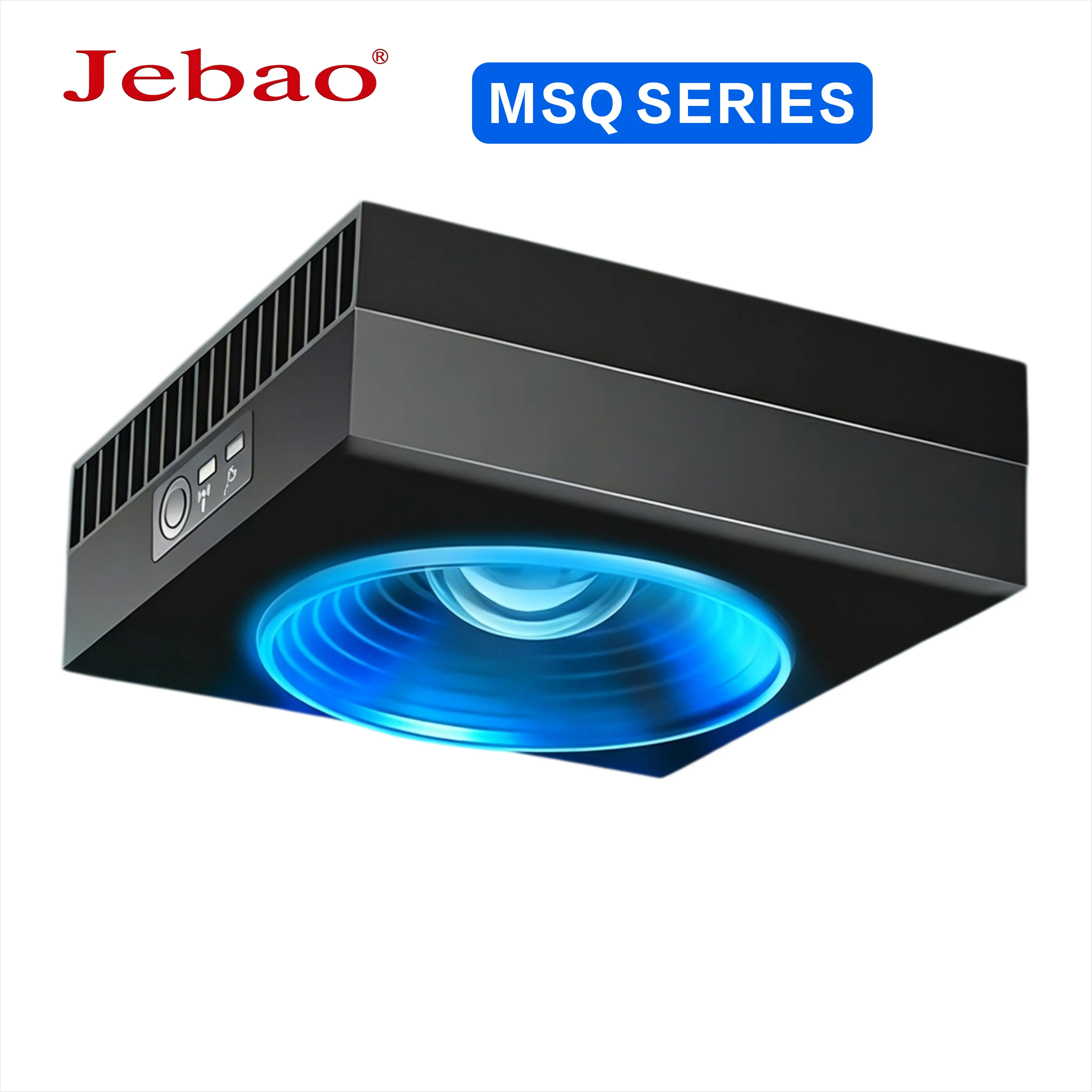 Jebao Jecod MSQ Full Spectrum Coral Reef LED Light, WiFi APP Dimmable Marine Aquarium Light for Saltwater Tank, SPS & LPS Coral