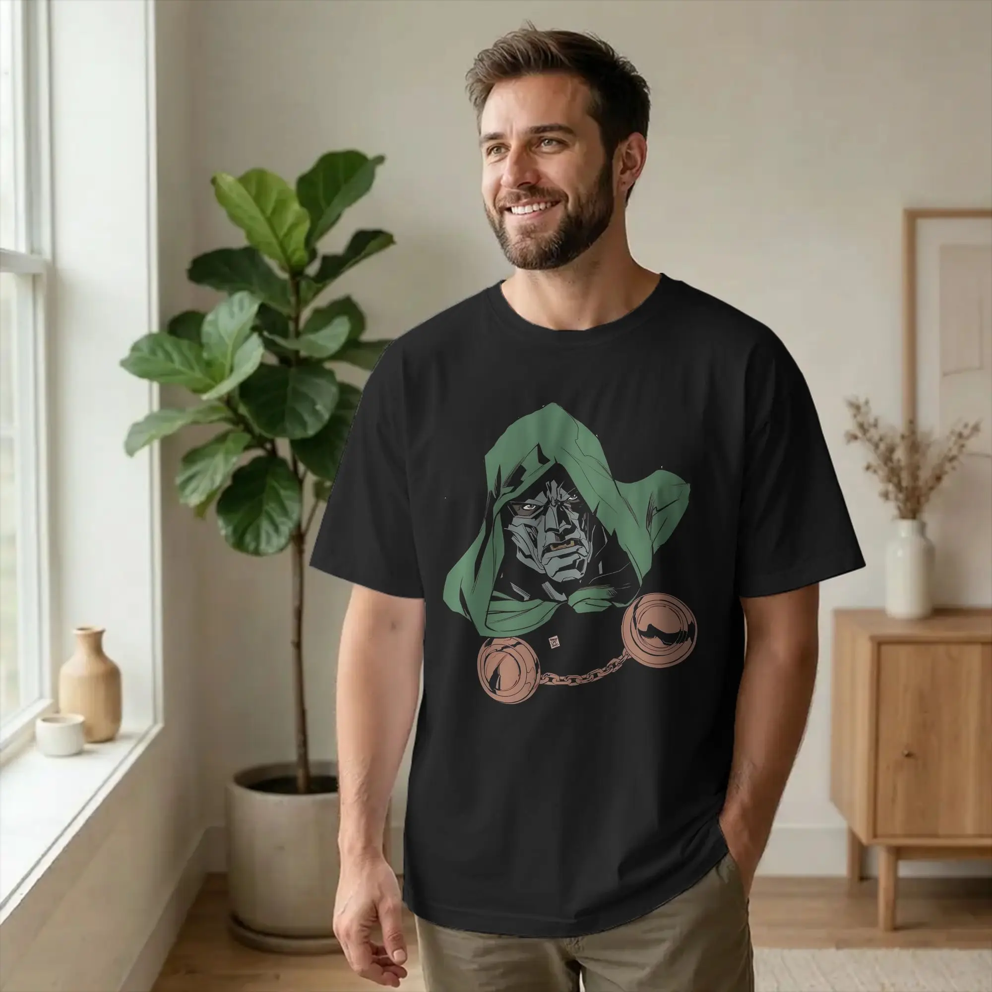 Funny Dr Dooms he has no rivals none T-Shirt Unisex Cotton Short Sleeve Crewneck Summer Clothing