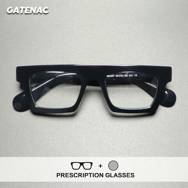 

Gatenac Acetate Reading Glasses Handmade Photochromic Anti Blue Light Prescription Glasses Progressive Myopia Hyperopia Eyewear