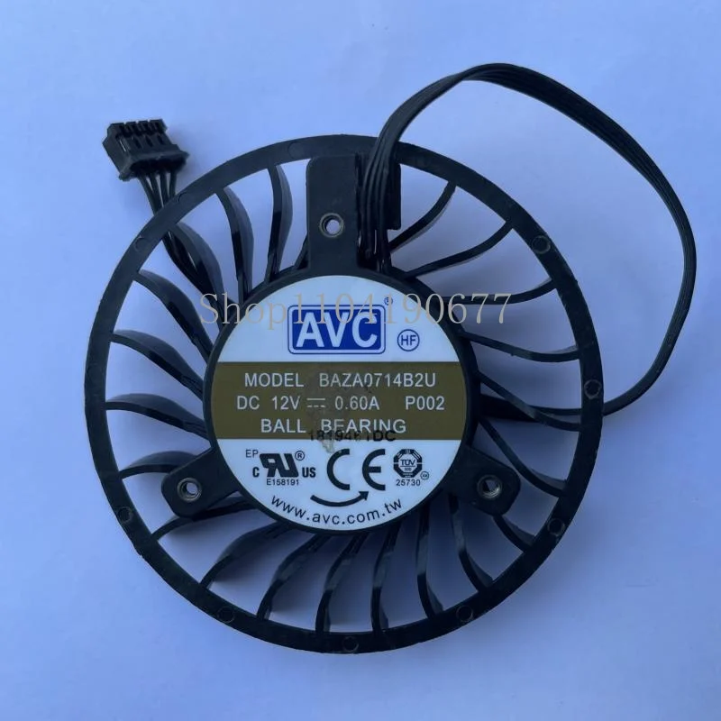 New For AVC BAZA0714B2U DC 12V 0.6A Four lines Cooling Fan