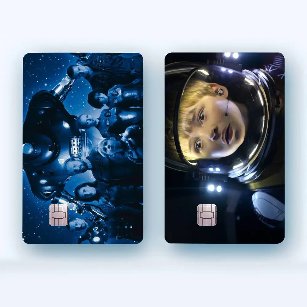 ملصقات بطاقات NF لفيلم L-losts S-spaces غطاء جلدي مقاوم للماء لخصم الائتمان وبطاقة حافلة البنك الأمامية #4