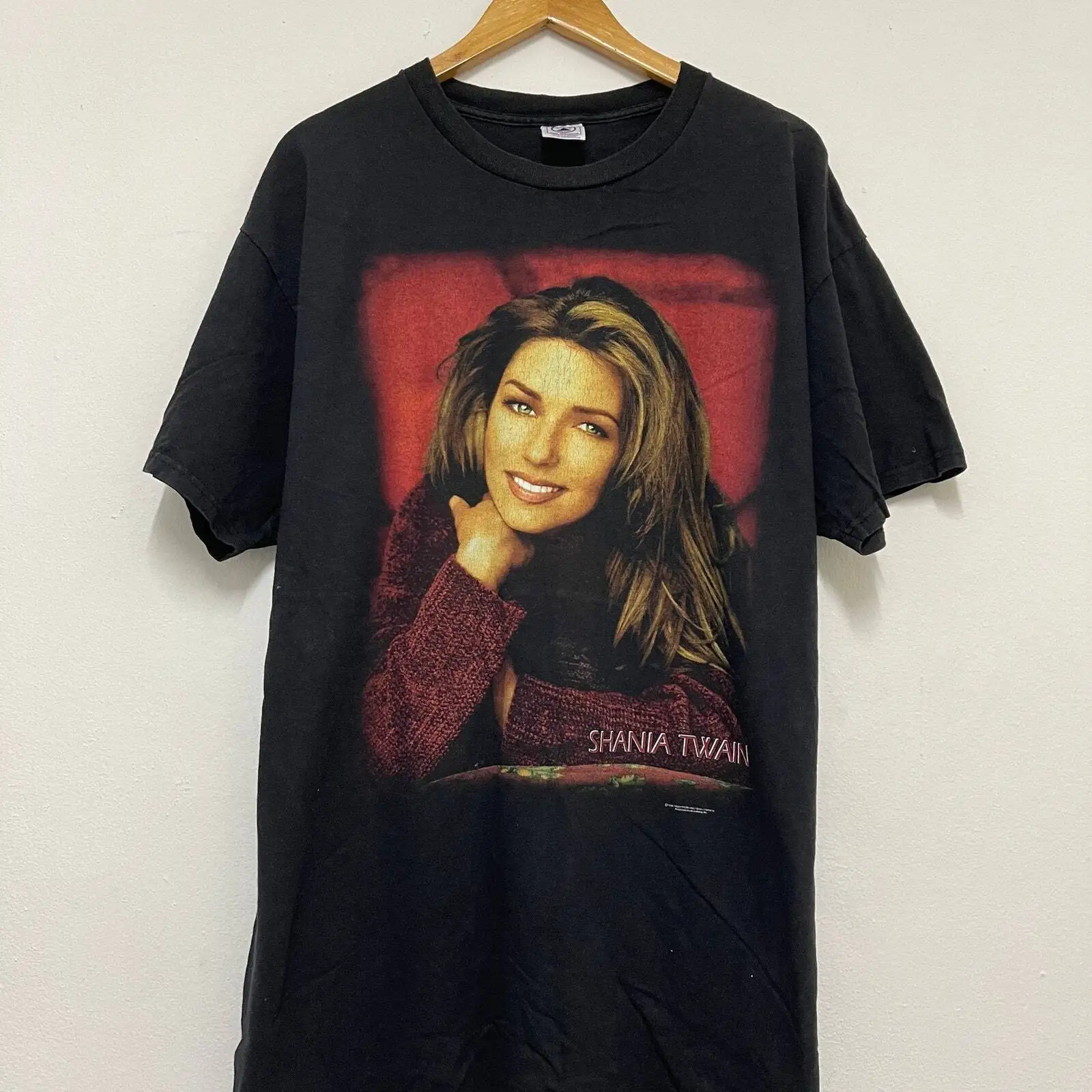 

Винтажная футболка в стиле 90-х с надписью Shania Twain «The Women In Me»/Pop Rock/Tour/1996