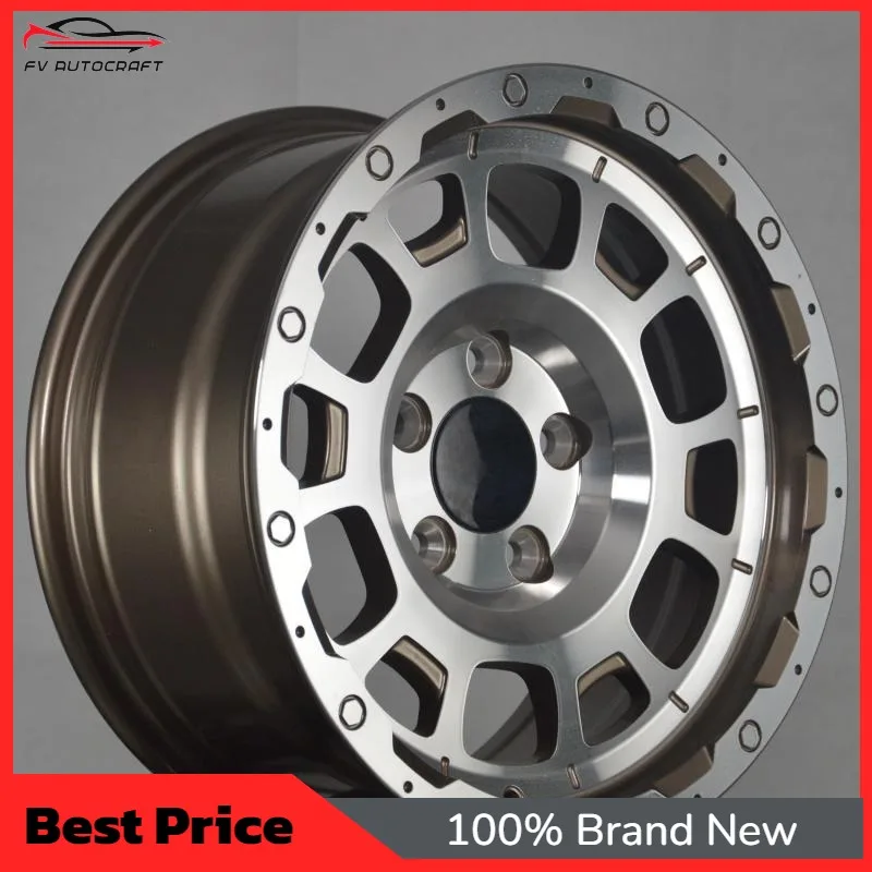 

【2026】Fast Delivery Service Forged Wheels Rivet Accents 17x9 Silver Machined Bronze Gold For Toyota Hilux Performance Hub Rims