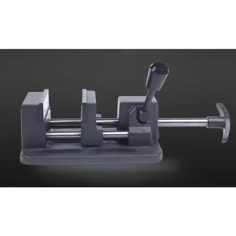 TEBAK 4 Inch 100mm Fast Drilling Machine Flat-Nose Pliers Precision Bench Drill With Quick-Action Fixture Woodworking Vise