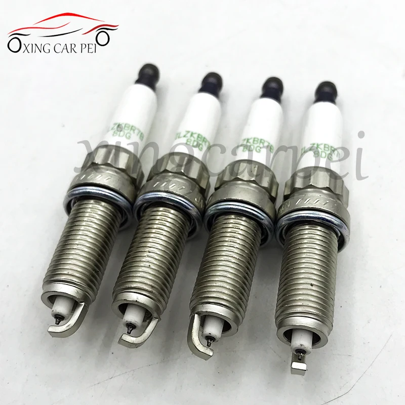 4pcs/6pcs Iridium PLATINUM spark plug ILZKBR7B8DG FOR 95770 0242129512 PLZKBR7B8DP LZKBR7A-G VXUH22 OE205 12127534226