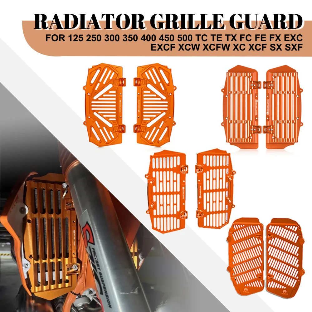 

For Husqvarna TC125 FC/FX FS450 FX350 FX450 FC450 FE250 FE350 FE350S FE450 FE501 Radiator Guard Grille Protector Radiator Shield