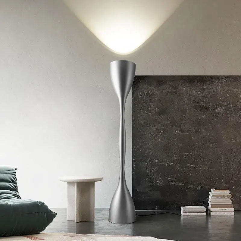 

Spanish light and shadow floor lamp, designer model room living room background