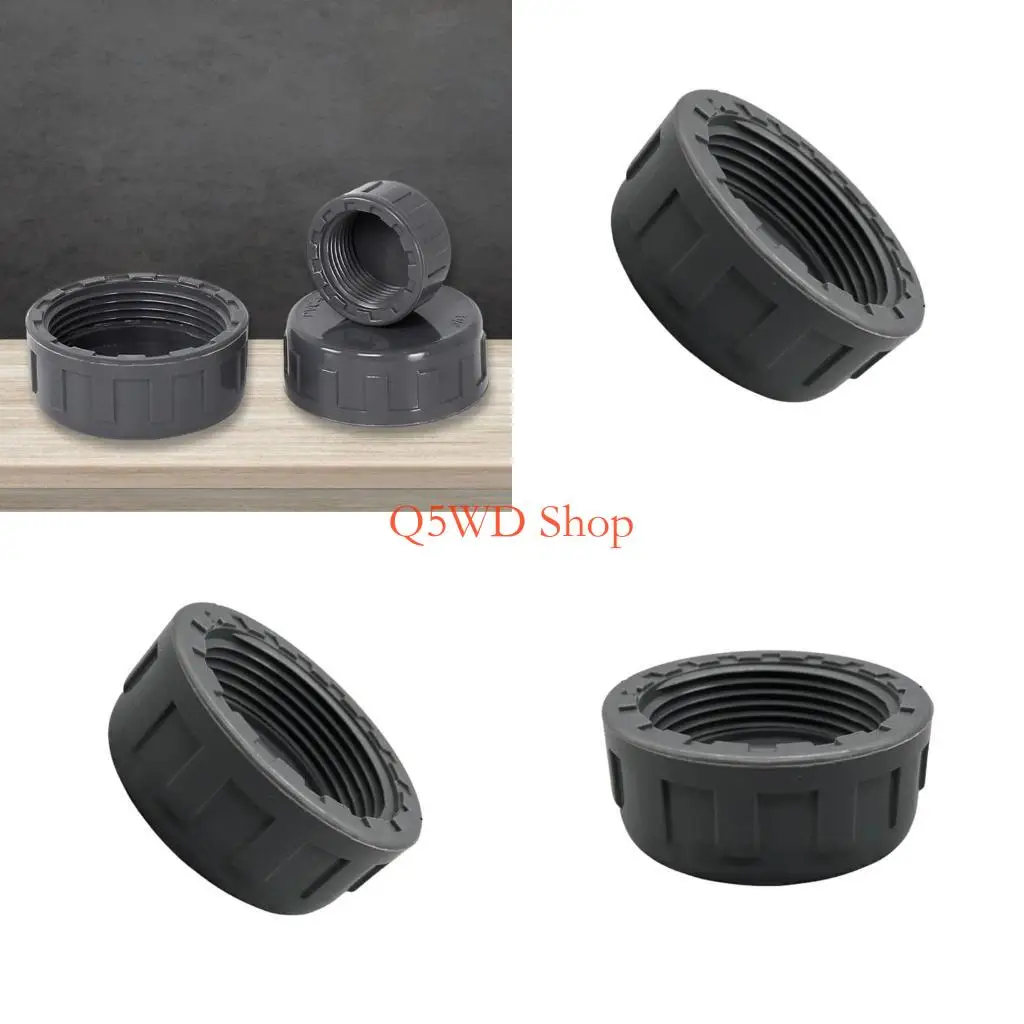 Q5WD أنثى تركيب الأنابيب الموضوع قبعات خزان حوض أسماك استنزاف قبعات أنبوب مياه سدادة لولبية مشتركة حديقة أنابيب الري نهاية قبعات