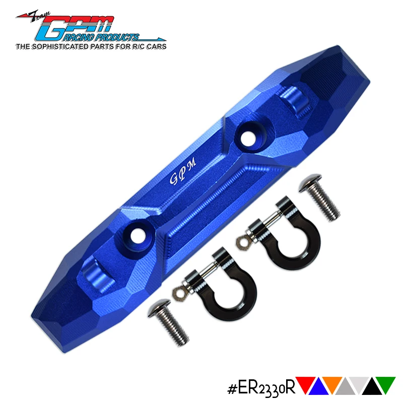 

GPM Aluminum Rear Bumper With D-Rings For TRAXXAS 1/10 E-Revo Vxl Brushless