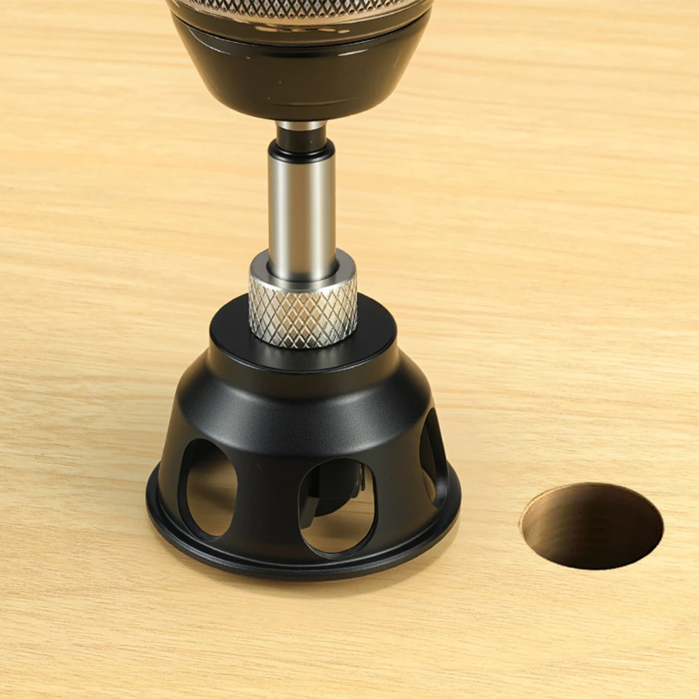 Black And Silver Precise Woodworking Tool CNC Aluminum Alloy Puncher Accessory CNC Aluminum Punch Locator Compact Design