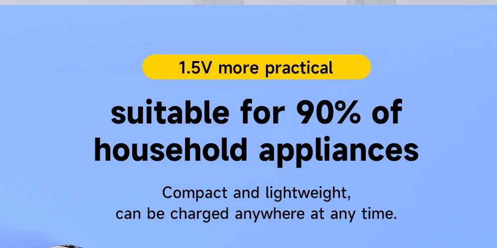 PALO High Capacity 1.5V AAA Rechargeable Battery 1300mWh AAA 1.5V Li-ion Battery LR3 Batteries for Remote Control Wireless Mouse