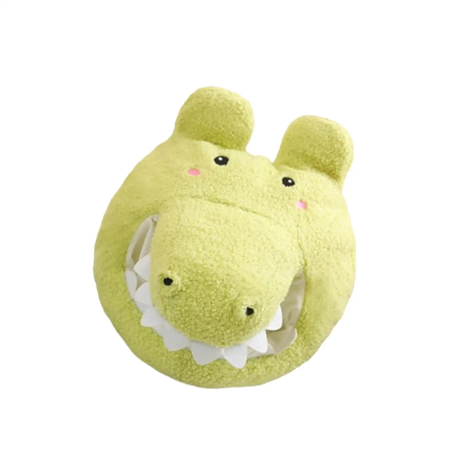 

Crocodile Hat Cosplay Headwear Selfie Hat Toy Unique Plush Hat for Holiday