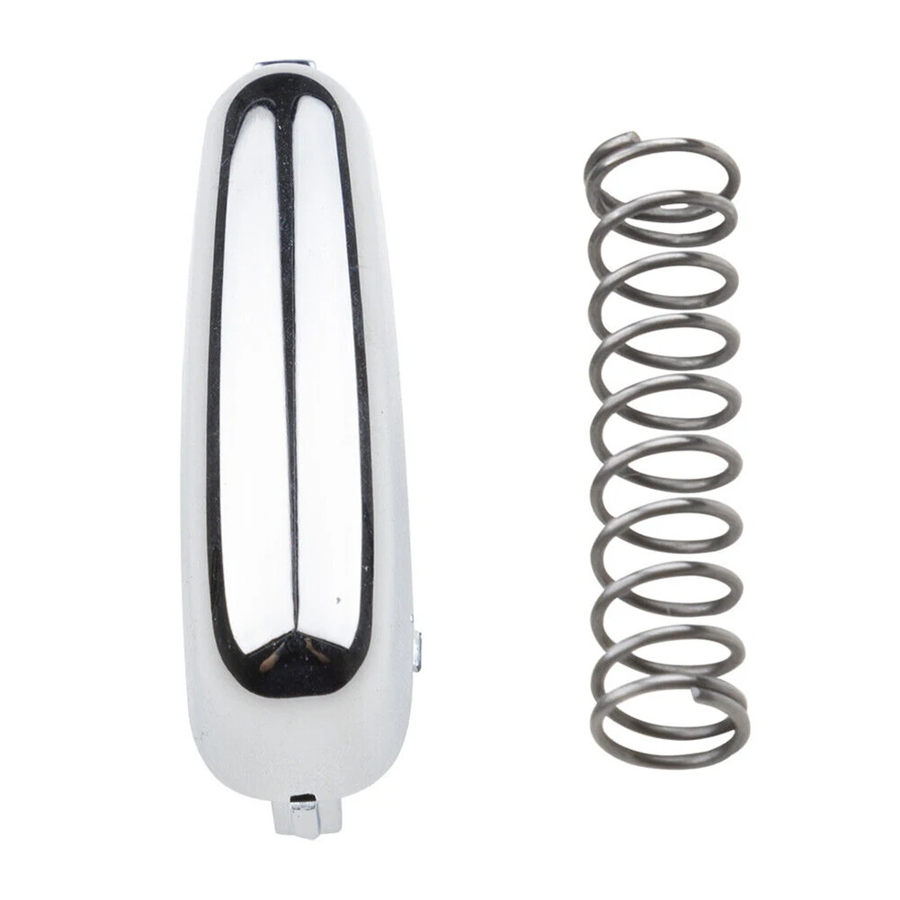 Sostituzione pulsante leva freno a mano auto in alluminio cromato per Vauxhall per Mokka 2012 con numero OEM 1372684936 Posizionamento anteriore