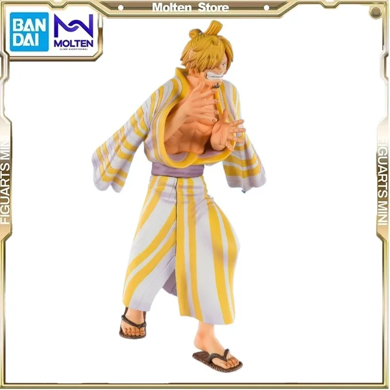 

BANDAI Original Figuarts ZERO Wano Country Sanji One Piece Аниме Фигурка из ПВХ Полная модель