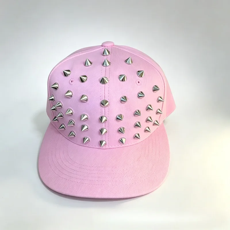 Streetstyle-Baseballkappe mit Nieten für Damen und Herren, Sonnenschutzhut, geeignet für Outdoor-Sportarten im Frühling und Sommer, verstellbar – Detail 12