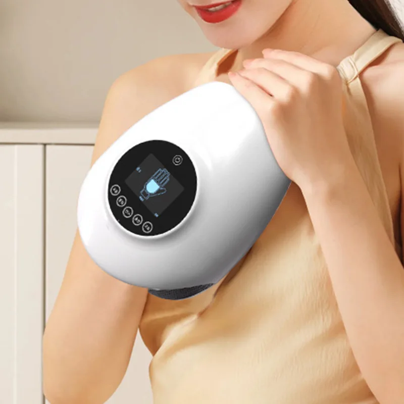 

Electric Hand Massager with Airbag Acupoint Pressing Kneading Hot Compress Relieve Pain and Numbness in the Hands Finger Joints