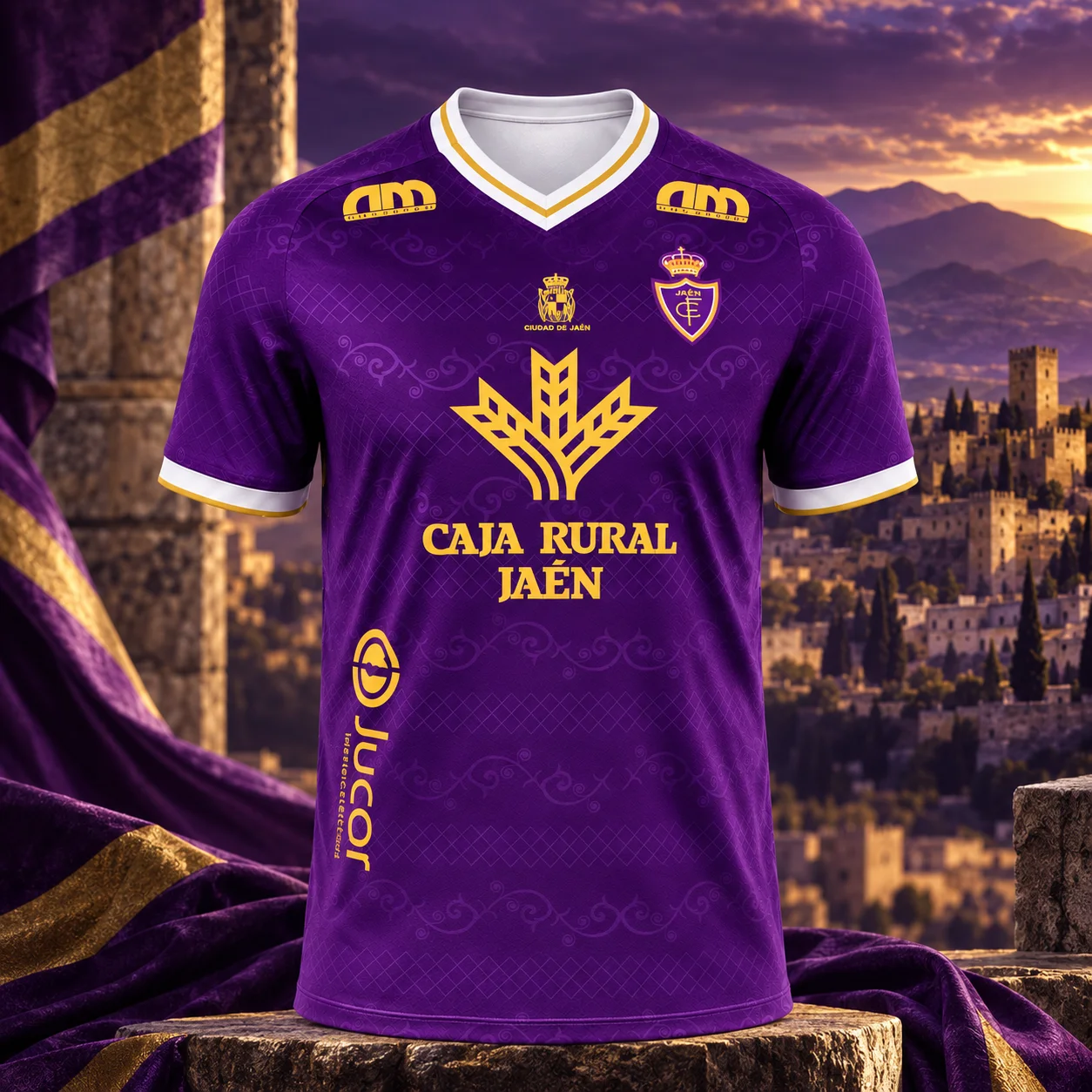 Real Jaén 3D Print Football Jersey Men Women Summer Sports Oversize T-shirt Training Breathable Quick Drying T-shirts