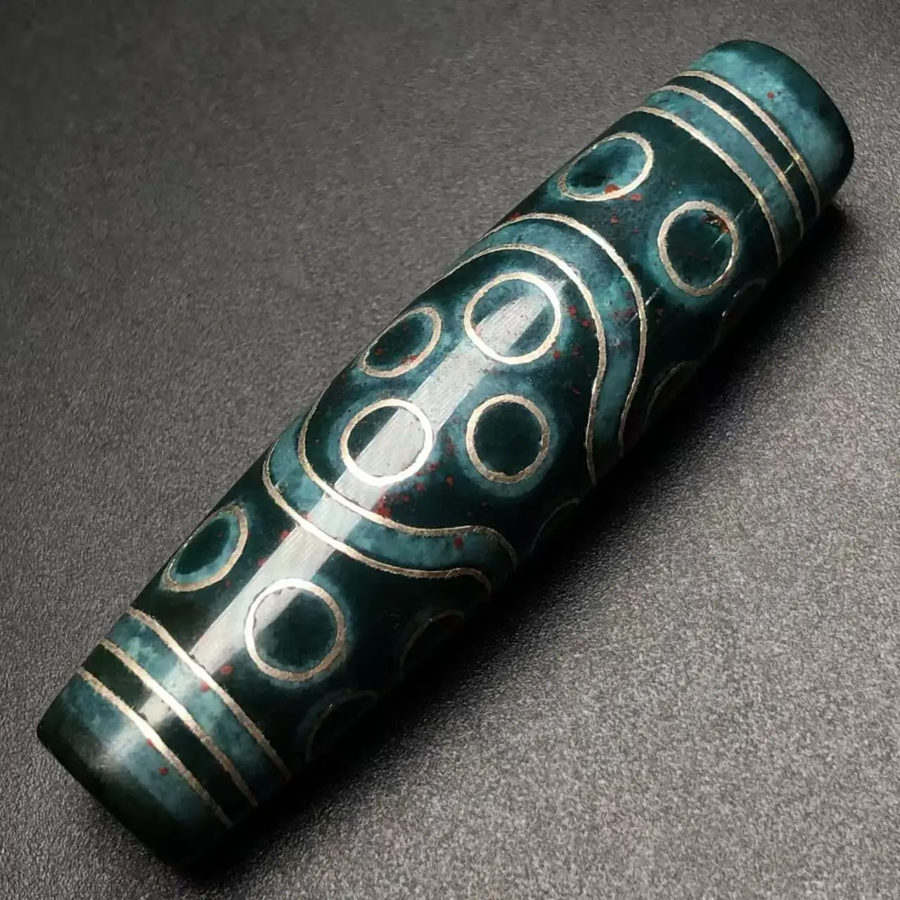 modello-raro-26-occhi-totem-58-mm-di-lunghezza-perline-dzi-tibetane-in-seta-argento-intarsiato-perline-fai-da-te-di-alta-qualita