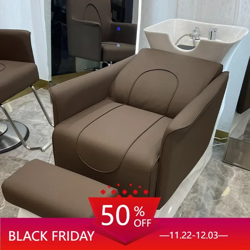 Aesthetics Beauty Nail Salon Chairs Equipment Shop Luxury Washbasin Armchair Folding Hair head spa japonais lit Mirror Station