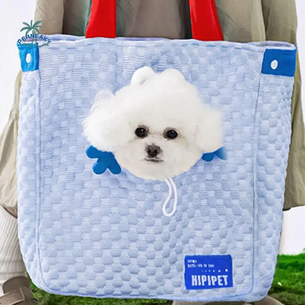 

Summer Coolness Puppy Shoulder Handbag Breathable Cute Cat Carrying Bag Anti-Escape Comfortable Pet Carrier Purse For Outdoor