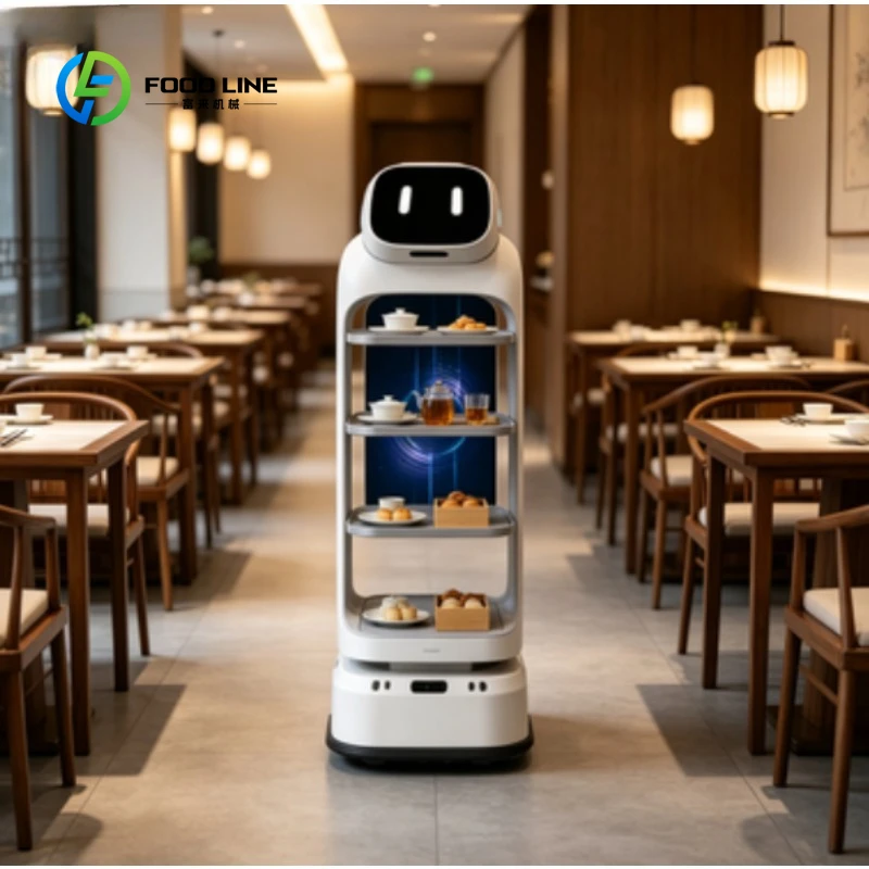 Custom Smart Outdoor & Home Delivery Robot  Automatic Food Cargo Distribution Robot for Outdoor Commercial Logistics