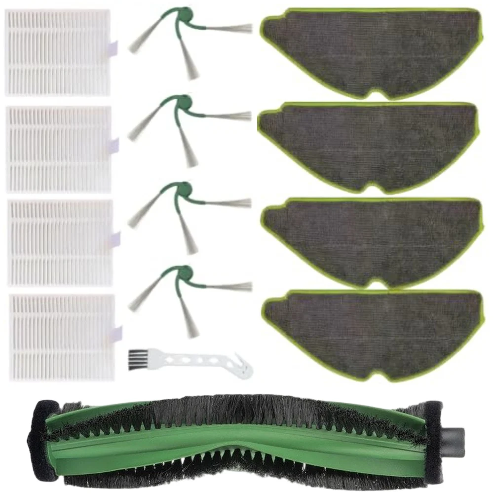 Accessories Main Brush Side Brush Mop Cloth Hepa Filter Kit For 115 For Combo / 115 For Combo+ Vacuum Cleaner Spare Parts