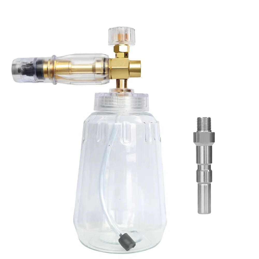 

Transparent Snow Foam Cannon for Nilfisk Pressure Washer, High-Pressure Foam Sprayer for Self-Service Car Wash