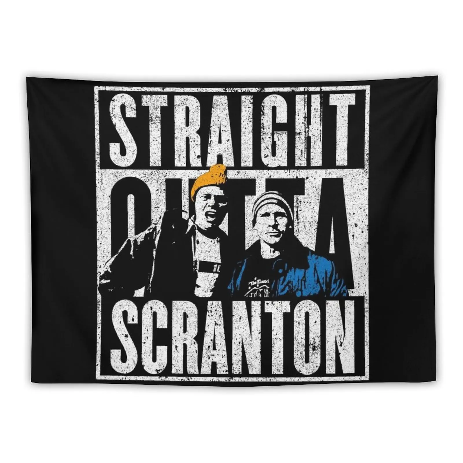 

Straight Outta Scranton - Lazy Scranton Tapestry Room Aesthetic Decor Decoration Aesthetic Tapestry