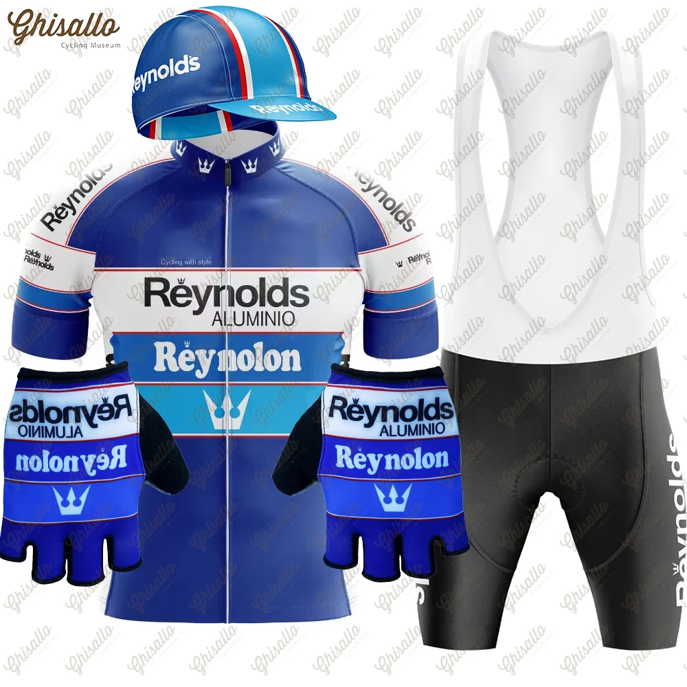 Blue Team Cycling Jersey Set for Men, Road Bike Equipment, Men\'s Cycling Shirt, Downhill Clothing, Quick Dry Clothes, Aerobic