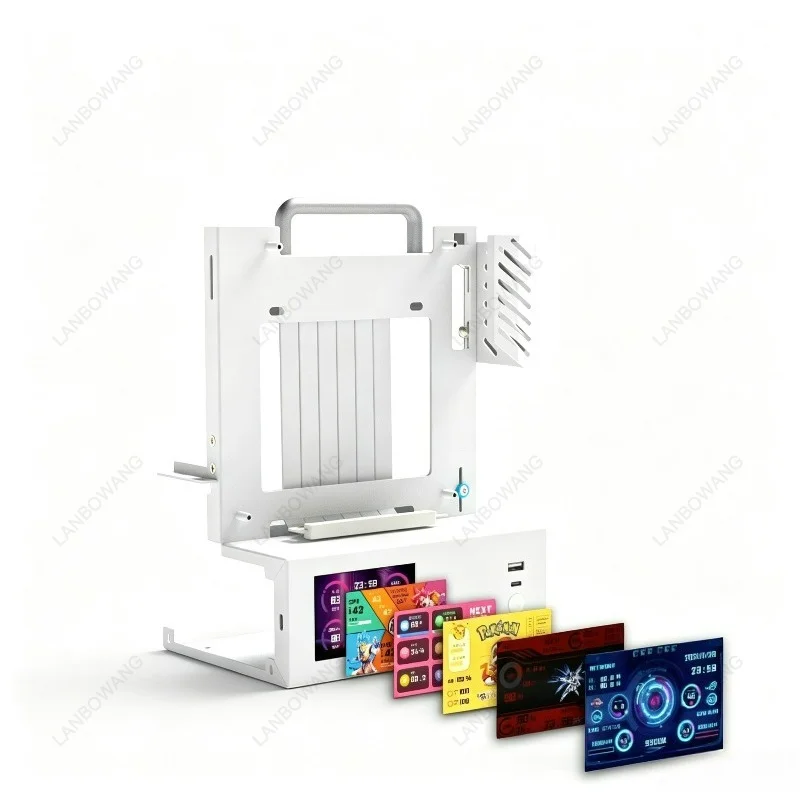 Mini Open Type Integrated Computer Case Hollow Superconducting Heat Dissipation Chassis For ITX Hardware Assembly