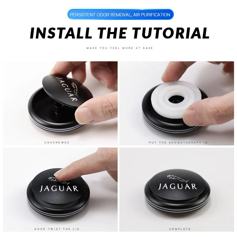 معطر هواء للسيارة على شكل UFO ملحقات رائحة العطور الصلبة لسيارة جاكوار X S F XF XE XJ XK XEL XFL XJL XJ6 XJS XKR XFR F-Type #5