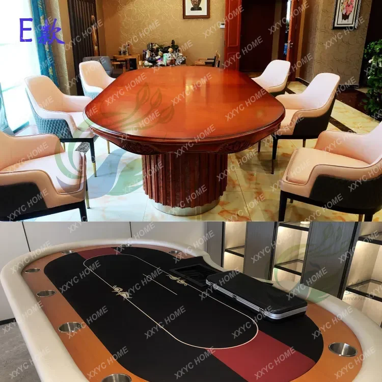 Texas Poker Table, Dining Table For Two Purposes, Chess And Cards, Conference Table Custom Poker Table